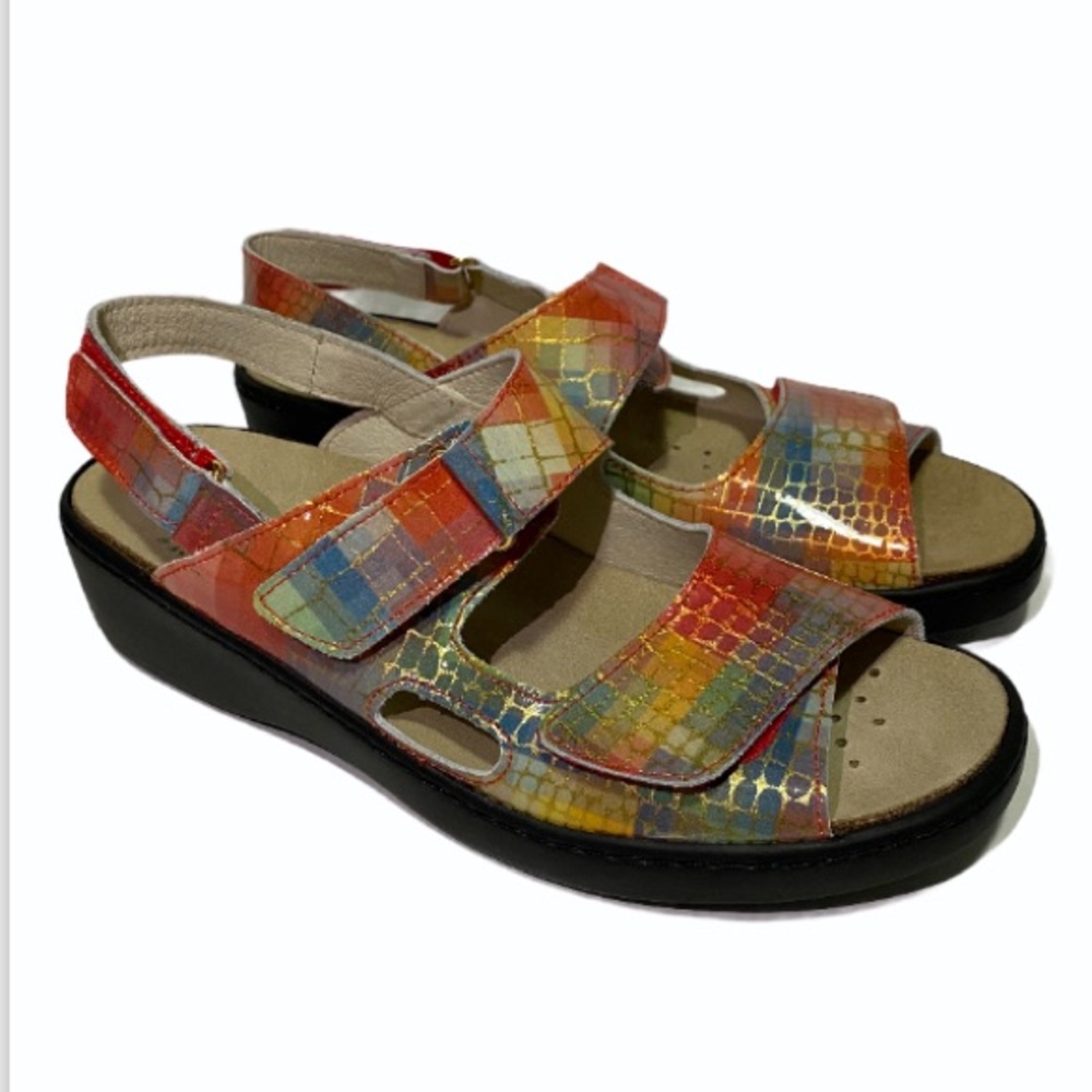 Helle Comfort by Romu’s Colorful Leather Sandal